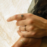 Sterling Silver Light Rain Ring