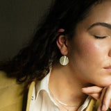 Sterling Silver Orbit Wave Earrings