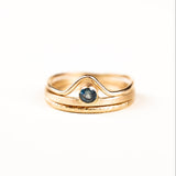 10k Gold Off-Set Ring - Set