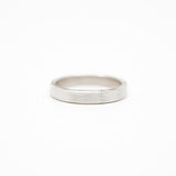 Silver Stacking Ring 3mm Brushed or Hammered