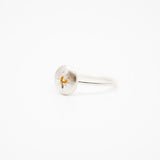 Sterling Silver Solstice Ring - Citrine