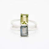 Ophelia Sterling Silver Ring - Labradorite
