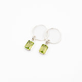 Ophelia Sterling Silver Sleeper Earring - Peridot