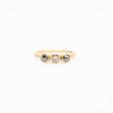 3 Diamond Ring with Bezel Setting