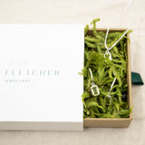 Ophelia Sterling Silver Sleeper Earring - Peridot