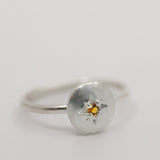 Sterling Silver Solstice Ring - Citrine