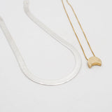 Silver & Gold Necklace Stack