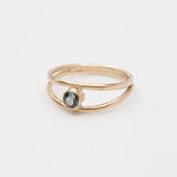 10k Gold Iris Montana Sapphire Ring