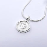 Sterling Silver Twelve Houses Necklace
