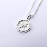 Sterling Silver Twelve Houses Necklace