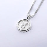 Sterling Silver Twelve Houses Necklace