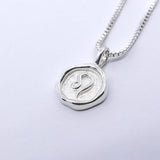 Sterling Silver Twelve Houses Necklace
