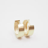 10k Gold Clara Huggie Hoops