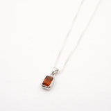 Ophelia Sterling Silver Necklace - Citrine