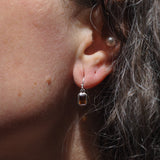 Ophelia Sterling Dangle Earrings - Citrine