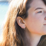 Sterling Silver Sleeper Hoops