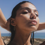 10k Gold Teardrop Hoops