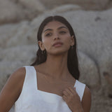 10k Gold Teardrop Hoops