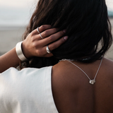Silver Stacking Ring 3mm Brushed or Hammered