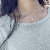 10k Gold Wishbone Necklace