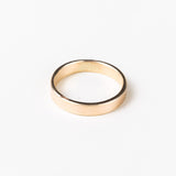 10K Gold Brushed Gold Ring