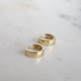 10k Gold Clara Huggie Hoops