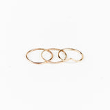 10k Gold Simple Stacking Rings