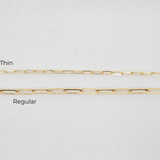 10K Solid Gold Eclipse Necklace