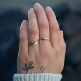 10k Gold Sunlight Ring - East to West