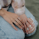 Sterling Silver Halo Ring