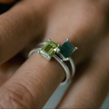 Ophelia Sterling Silver Ring - Peridot