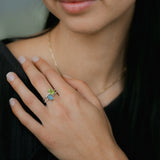 Ophelia Sterling Silver Ring - Peridot