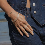 Sterling Silver Tallie Bangle