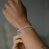 Sterling Silver Wheat Bracelet