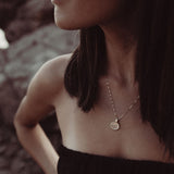 Gold Plated Wave Love Necklace