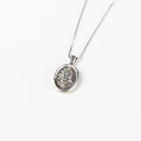 Sterling Silver Lupine Pendant Necklace