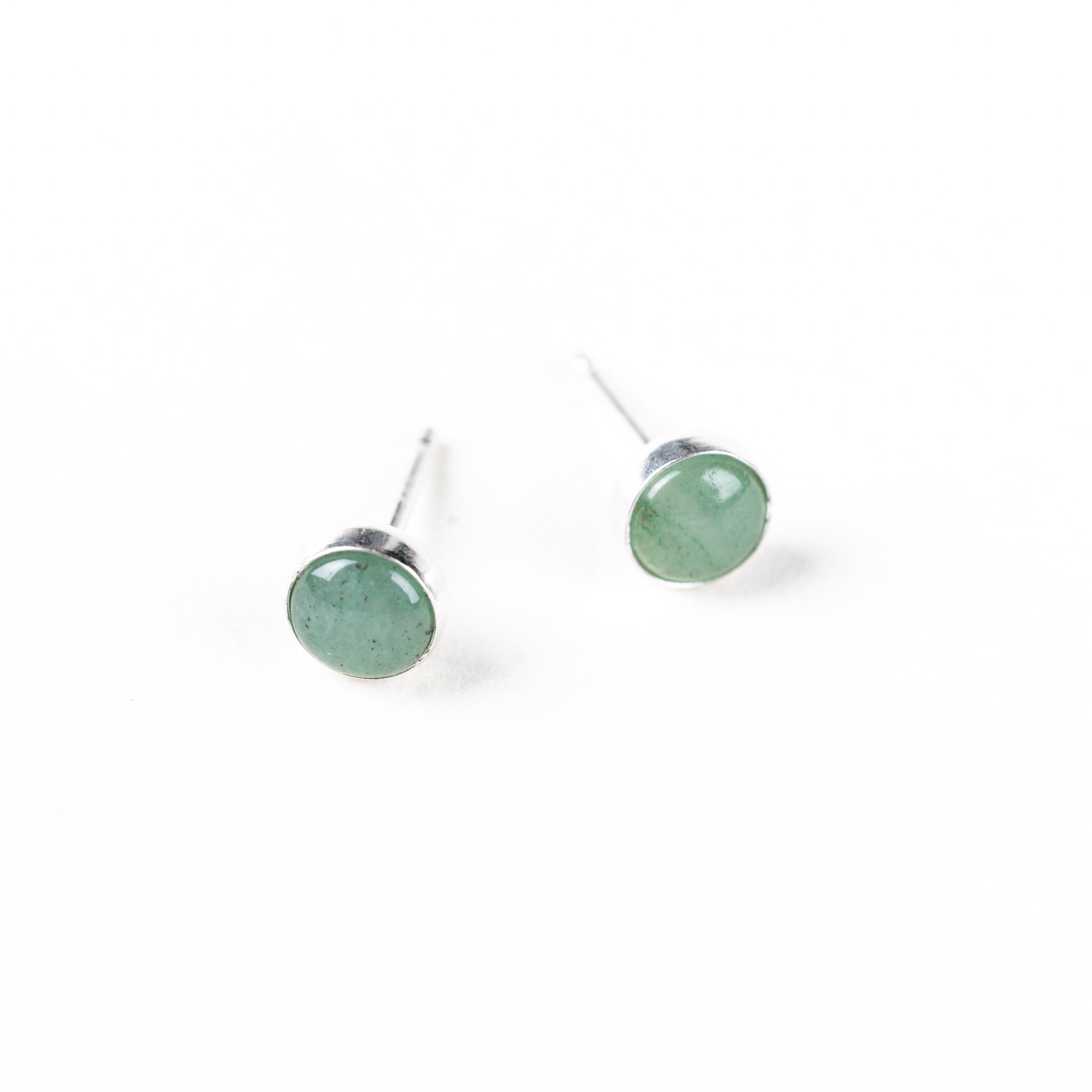 Sterling Silver Gemstone Studs