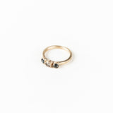 3 Diamond Ring with Bezel Setting