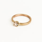 10k Gold Round Morganite Ring