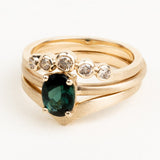 14k Helena Champagne Diamond Ring