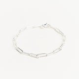 Sterling Silver Eclipse Chain Bracelet