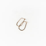 10k Gold Teardrop Hoops