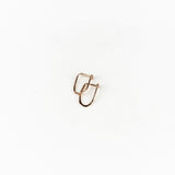 10k Gold Teardrop Hoops