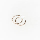 10k Gold Classic Brushed Hoops