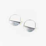 Sterling Silver Mesa Hoops