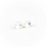 Sterling Silver Orbit Textured Studs