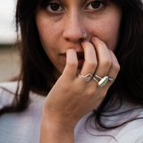 Silver Simple Stacking Ring