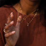 Gold Fill Necklace with heart charm