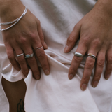 Sterling Silver Oval Aquamarine Ring