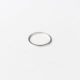 Silver Simple Stacking Ring